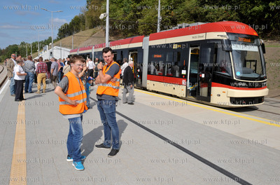 Pierwszy przejazd tramwaju nowa linią na trasie Siedlce...