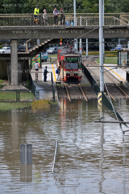Gdańsk Wrzeszcz  po intensywnych opadach deszczu....