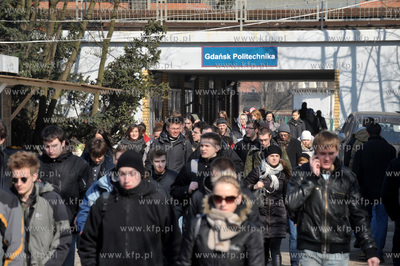 Gdańsk Aniołki dawniej Wrzeszcz. Pawilony handlowe...