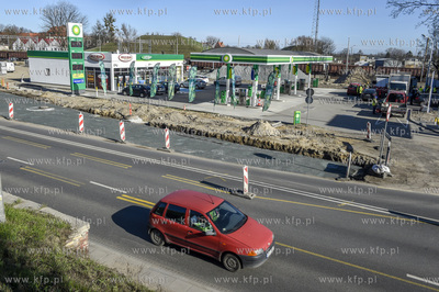 Stacja paliw BP na Trakcie św. Wojciecha. 23.03.2019...