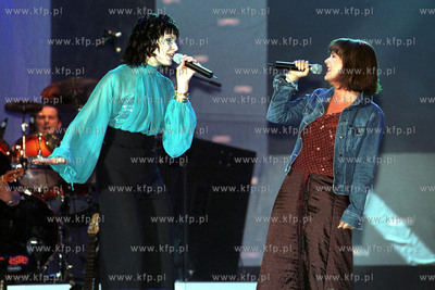 Festiwal Piosenki w Sopocie. Grupa Brathanki, nz. Halina...
