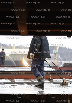 Stocznia Gdynia S.A. 18.03.2009 fot. Krzysztof Mystkowski...