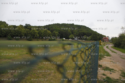 Gdansk. Boisko pilkarskie przy ul.Koscierskiej klubu...