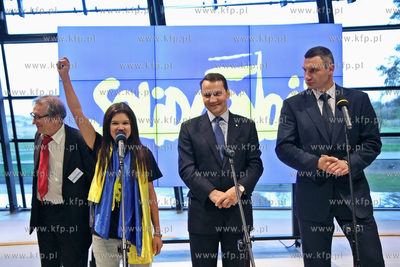 Konferencja prasowa marszalka sejmu Radoslawa Sikorskiego,...