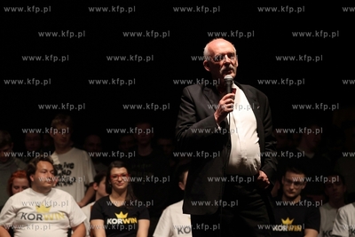 Spotkanie z kandydatem na prezydenta RP Januszem Korwin...
