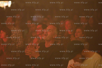 Gdańsk. Sala BHP Stoczni Gdańskiej. Koncert chrześcijańskiego...