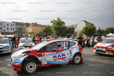 Gdańsk. Targ Węglowy. Start honorowy do XII Rajdu...