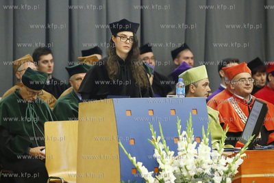 Aula wydziału Prawa i Administracji Uniwersytetu Gdańskiego....