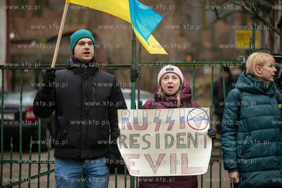 Stand With Ukraine. Pikieta przy Konsulacie Generalnym...