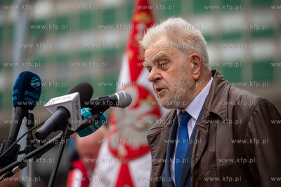 Budynek NSZZ Solidarność w Gdańsku. Uroczystość...