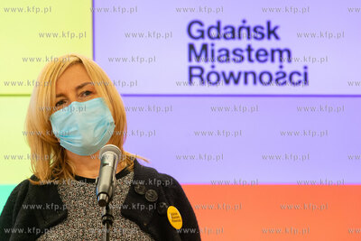 Gdańsk, Hevelianum. Konferencja prasowa; Gdańsk Miastem...