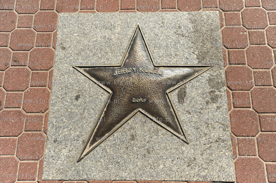 Wladyslawowo, Cetniewo. Aleja Gwiazd Sportu. n/z Jerzy...