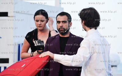 Gdynia. Scena Letnia w Orlowie. Wystep kabaretu Limo....