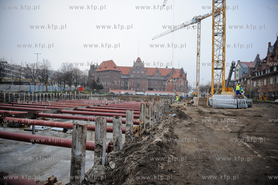 Gdansk. Budowa Teatru Szekspirowskiego. 
24.11.2011
fot....