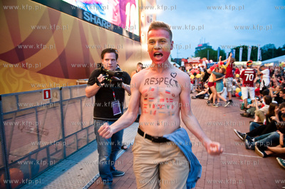 Gdansk. Fanzone - Strefa Kibica. Relacja meczu finalowego...