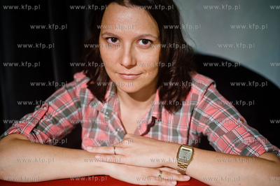 Pruszcz Gdanski. Klub Kameleon. Spotkanie z pisarka...