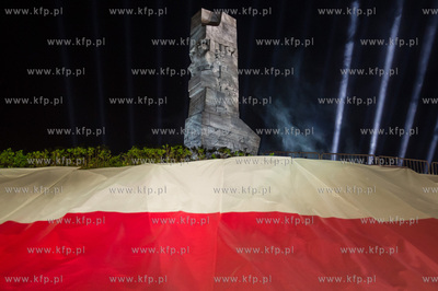 Gdansk. Westerplatte. Obchody 70. rocznicy zakonczenia...
