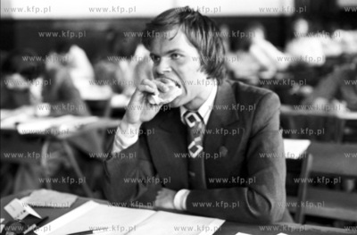 Przerwa sniadaniowa podczas pisania matury w I Liceum...