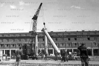 Montaż scenografii na wojewódzką wystawę sprzętu...