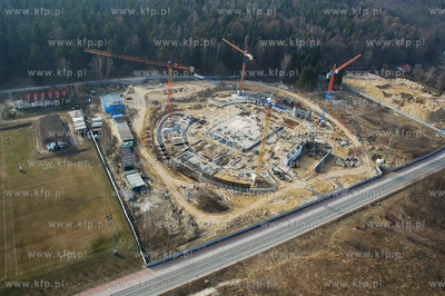 Budowa Hali Sportowo Widowiskowej w Gdyni 04.2005 Fot....