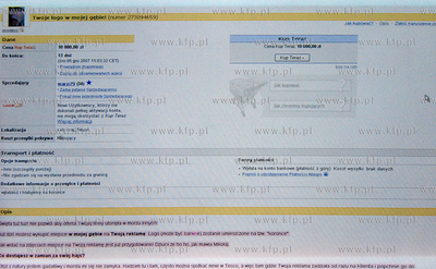 Nietypowa aukcja na Allegro, Twoje logo w mojej gebie.
Cena,...