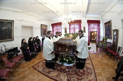 Eksporta zwlok biskupa Szlagi do katedry pelplinskiej....