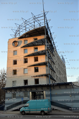 Gdynia. ul. Kielecka. Byla centarla banku Nordea. 17.03.2016...