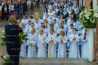 Pierwsza Komunia Święta w Pelplinie. 
25.05.2018
Fot....