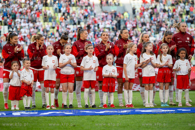Liga Narodów Kobiet: Polska - Rumunia n/z reprezentacja...