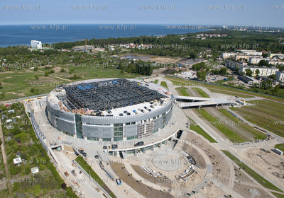 Hala sportowo widowiskowa na granicy Gdanska i Sopotu....