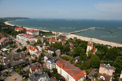 Sopot z lotu ptaka. 28.06.2009 fot. Kacper Kowalski...