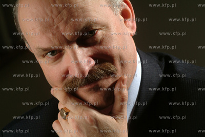 Pawel Olechnowicz - prezes Rafinerii Gdanskiej.21.02.2003fot....