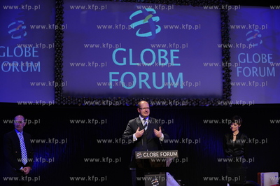 Gdansk, GLOBE FORUM 2009. Nz Prezydent Gdanska Pawel...