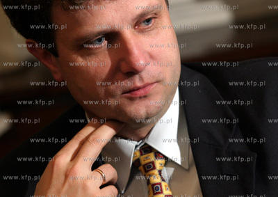 Jacek Karnowski -prezydent Sopotu.25.11.2003fot....