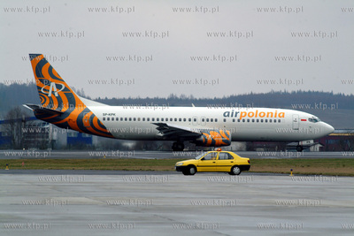 Inauguracja polaczenia lotniczego lini "Air Polonia"...