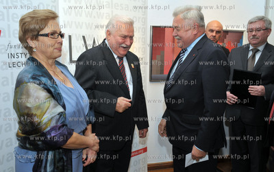 70 urodziny Lecha Walesy w oliwskim Palacu Opatow w...
