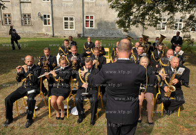 Gdansk. Plac Obronców Poczty Polskiej w Gdansku. Uroczystosci...
