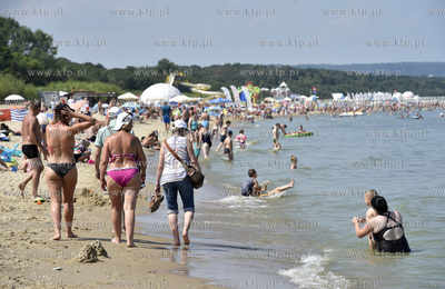 Gdańsk, Brzeźno. Piekna pogoda sprzyja spędzaniu...