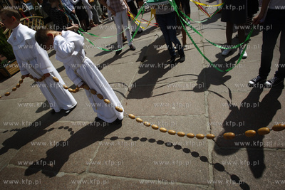 Gdansk. Sw. Bozego Ciala. Nz procesja ulicami starowki.
11.06.2009
fot....