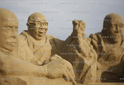 Gdansk Jelitkowo. Gdanski Festiwal Rzezby z Piasku....