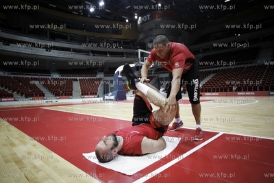 Sopot. Ergo Arena. Trening koszykarskiej druzyny narodowej...