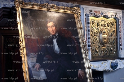 Gdansk.Dwor Artusa. Przekazanie portretu kupca gdanskiego...