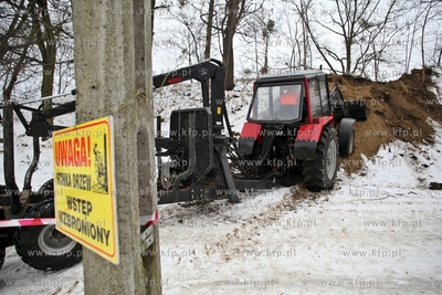 Wycinka drzew pod budowe trasy Pomorskiejpomorks Kolei...