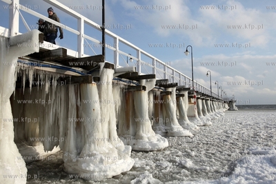 Molo w Gdyni Orlowie.
27.01.2014
fot. Krzysztof Mystkowski...