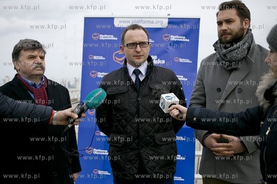 Sopot. Molo. Konferencja prasowa sopockiej
Platformy...