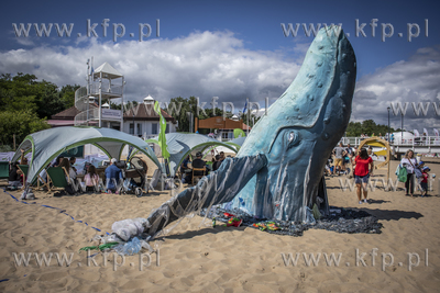 Plaża w Gdańsku Brzeźnie. Strefy Greenpeace #BezPlastiku.
18.07.2019
fot....