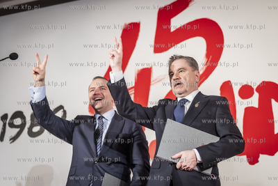 Historyczna SalaBHP Stoczni Gdańskiej. Komisja Krajowa...