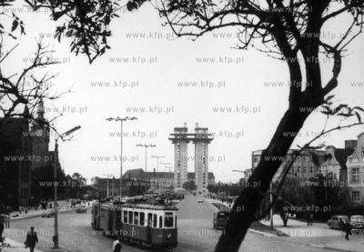 Budowa Zieleniaka w Gdansku, ulica Waly Jagiellonskie,...