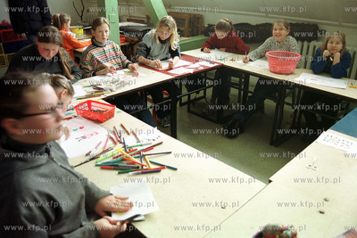 W Palacu Mlodziezy w Gdansku dzieci podczas ferii zimowych...