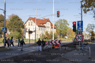 Remont prawie kilometrowego odcinka alei Grunwaldzkiej...